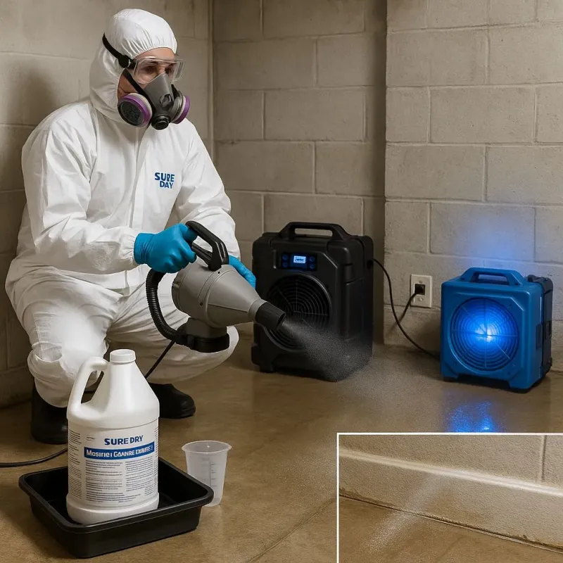 Sanitization and Odor Removal process in Warsaw, MO